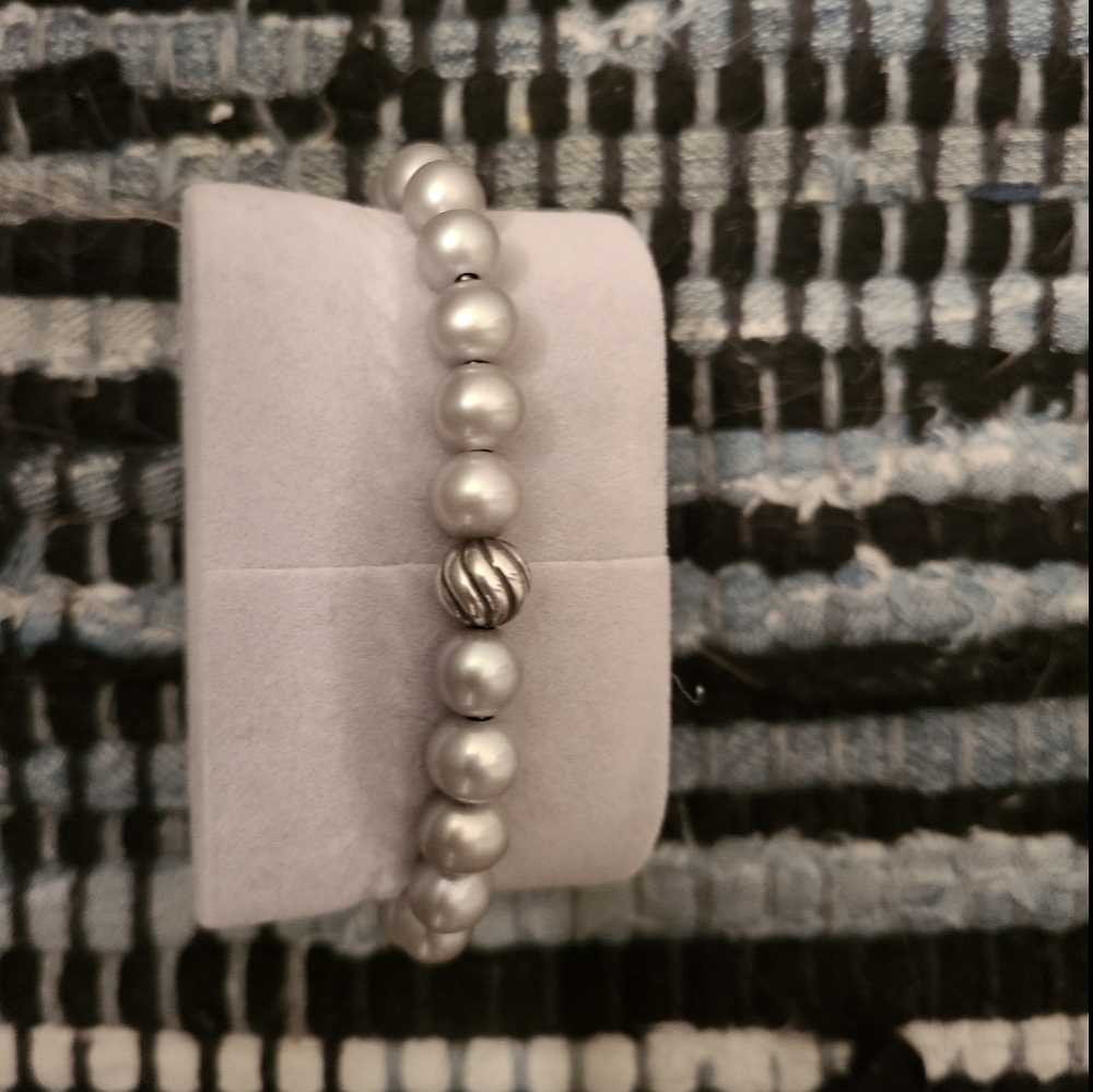 David Yurman Spiritual Bead Pearl Bracelet